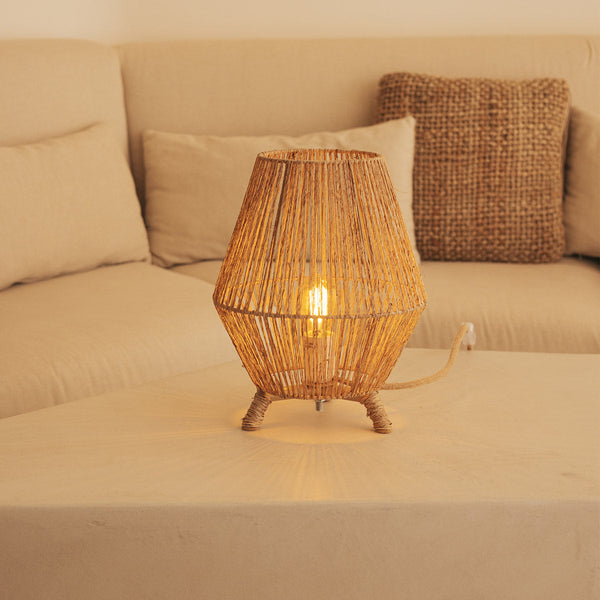 Sisine 30 natural fiber table lamp