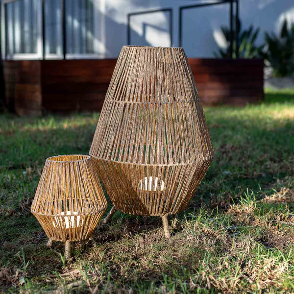 Sisine 70 decorative lamp in natural fibers