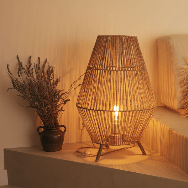 Sisine 70 In and Out decorative lamp made of natural fibers