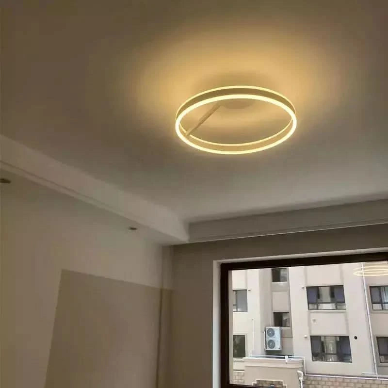 Minimalism Round Chandeliers Light For Bedroom Kitchen Living Room Indoor Lighting Home Decor Luster White Black Luxury Lighting | Designix - - https://designix.fr/
