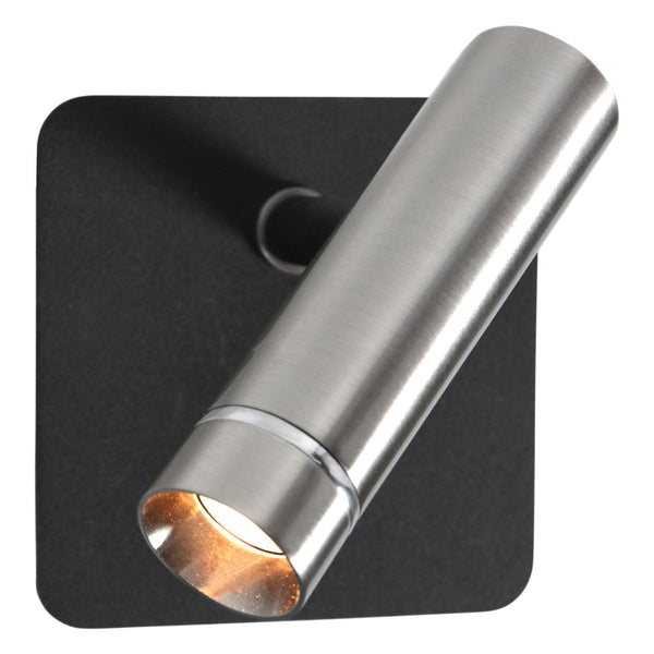 Lumo silver wall lamp