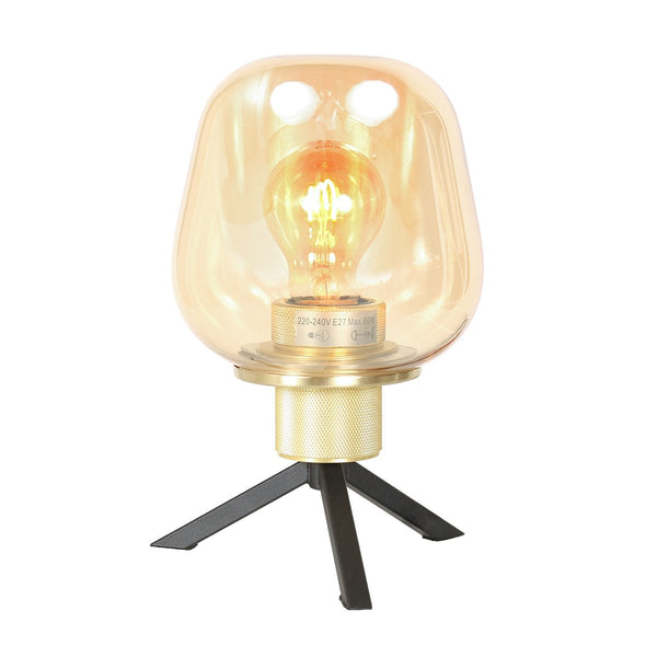 Reflexion gold table lamp