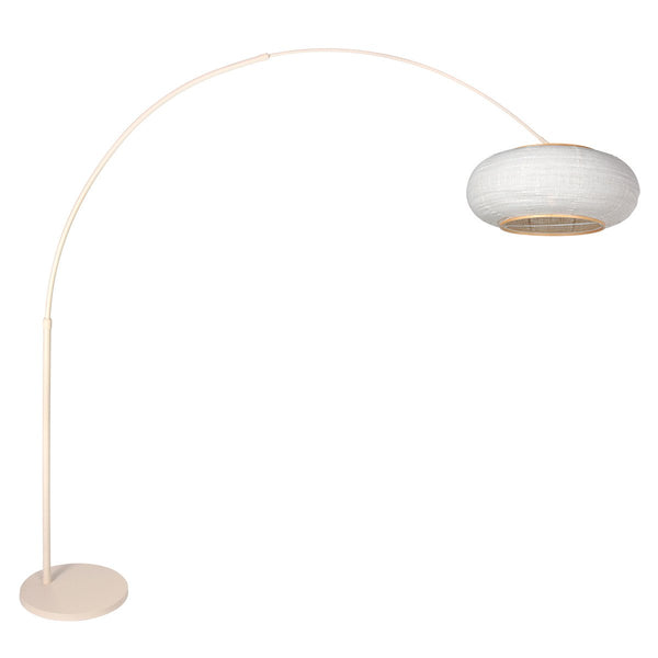 Silva-Alba cream floor lamp