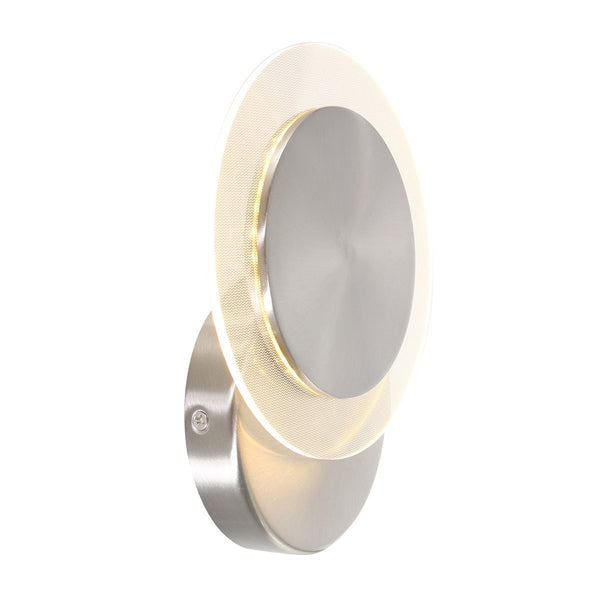 Lido silver wall light