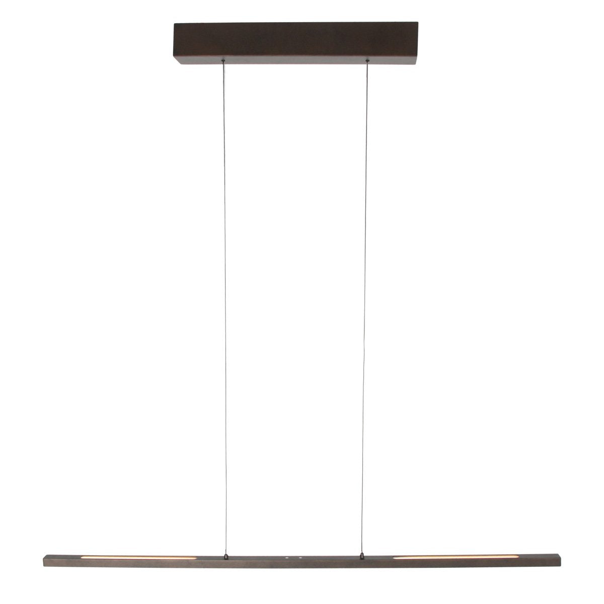 Suspension luminaire Bande marron