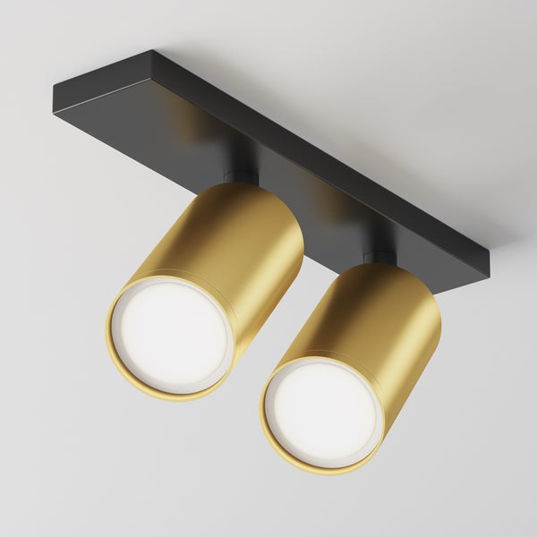 FOCUS S Black ceiling light