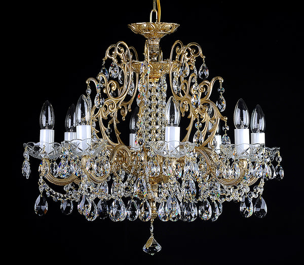 AL186K brass chandelier