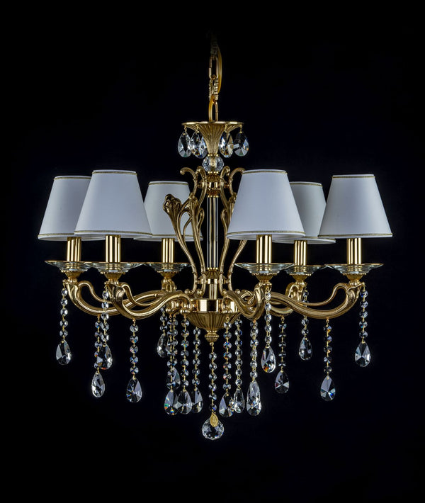 AL249 brass chandelier
