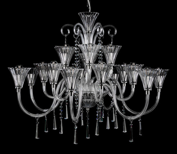 AL264 glass chandelier
