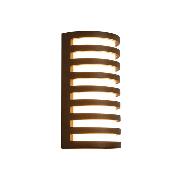Applique Exterieure ZAMBELIS 10W IP65 DESIGN Marron E341
