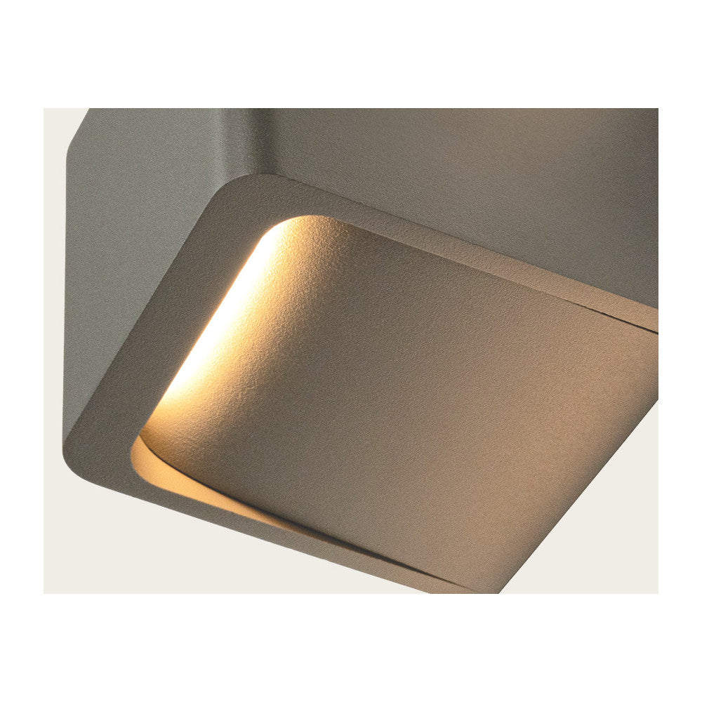 Applique exterieure ZAMBELIS 13W IP65 Direct/Indirect DESIGN Graphite E352