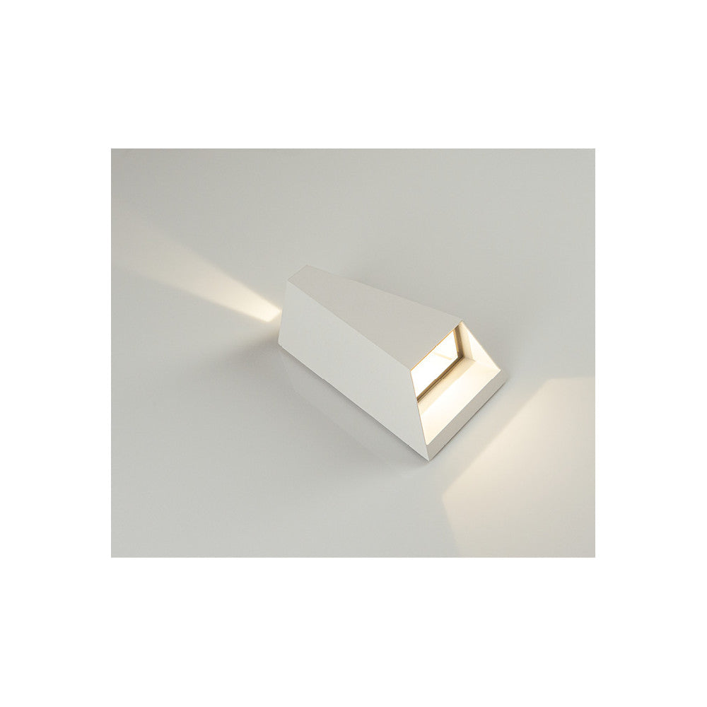 Applique Exterieure ZAMBELIS 6W IP54 DESIGN Blanc Sable E156
