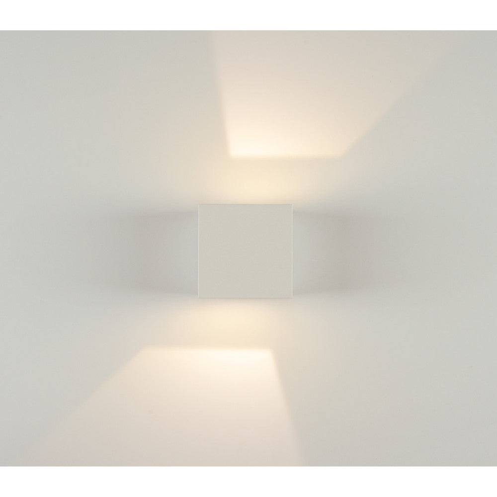 Applique Exterieure ZAMBELIS 6W IP54 DESIGN Blanc Sable E159