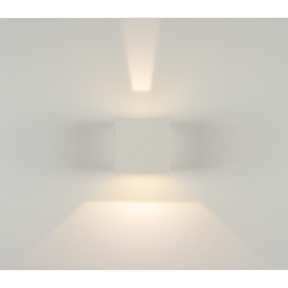 Applique Exterieure ZAMBELIS 6W IP54 DESIGN Blanc Sable E159