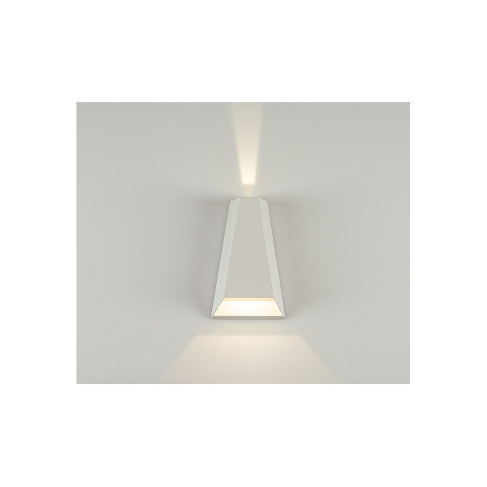 Applique Exterieure ZAMBELIS 6W IP54 DESIGN Blanc Sable E156