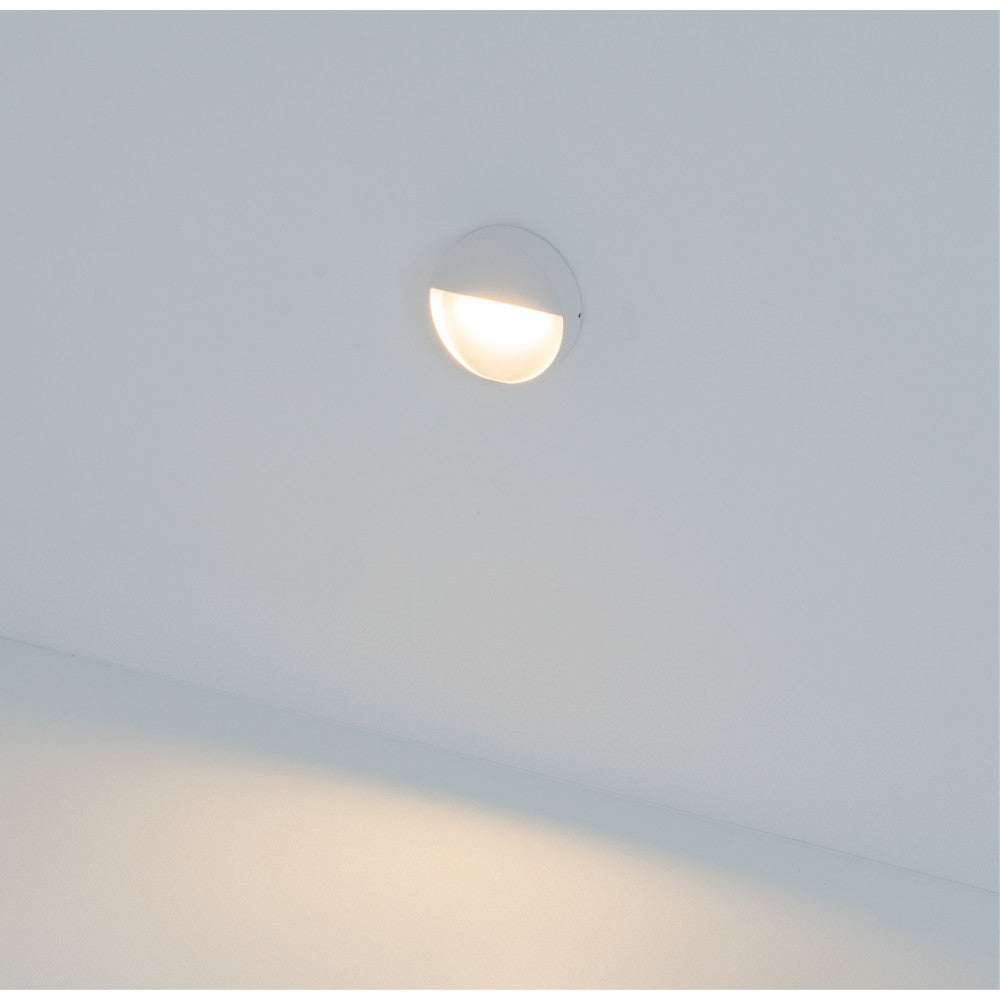 Applique Exterieure ZAMBELIS D15 7W IP65 DESIGN Blanc Sable E242-W