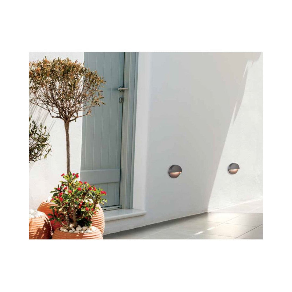 Applique Exterieure ZAMBELIS D15 7W IP65 DESIGN Blanc Sable E242-W