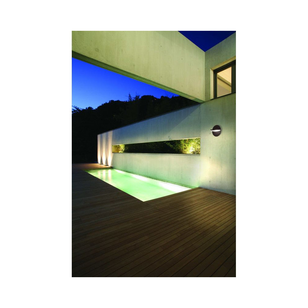 Applique Exterieure ZAMBELIS D183 16W IP65 DESIGN Brun fonce E267
