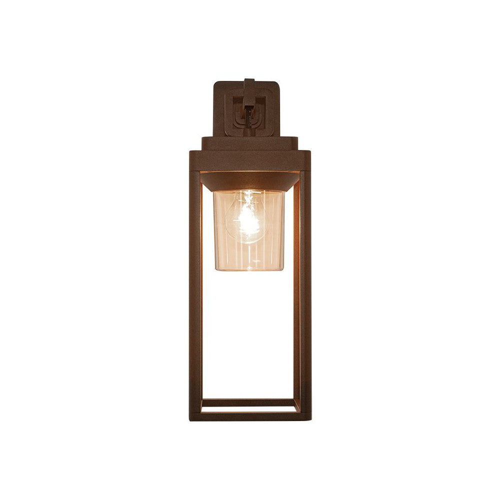 Applique Exterieure ZAMBELIS E27 IP65 DESIGN Marron Sans Source E343