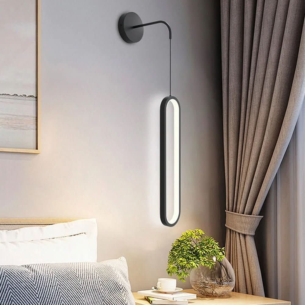 Applique LED Murale | Fiye - Designix Applique Murale Noir