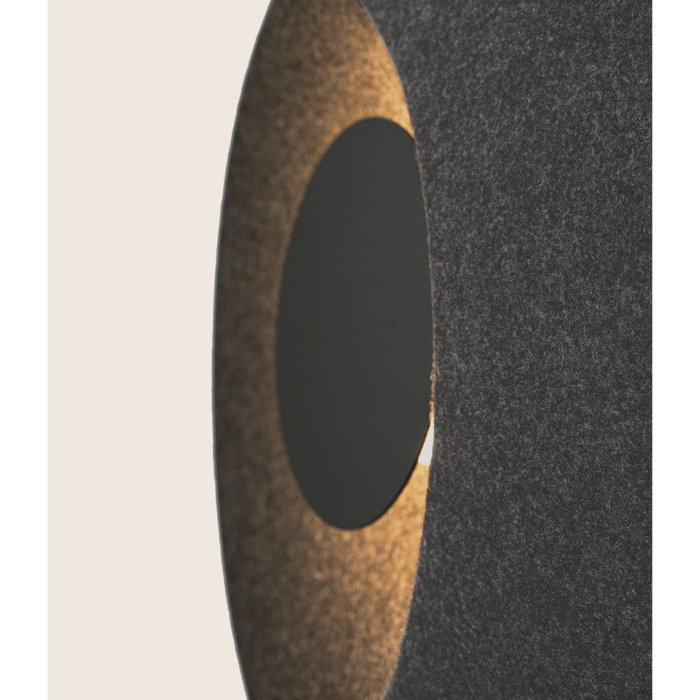 Applique Murale Acoustique ZAMBELIS D395 6W DESIGN Gris Fonce et Noir 25180