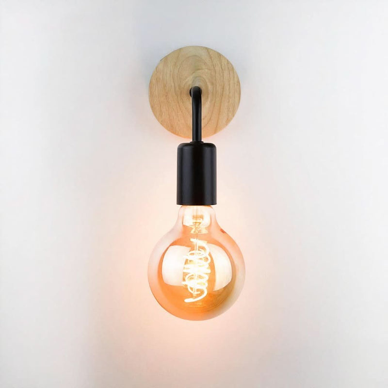 Metal and Wood Wall Lamp | Mori