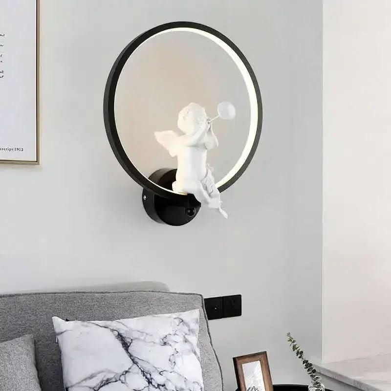 Applique Murale Ange | Taer - Designix Applique Murale Noir Trompette