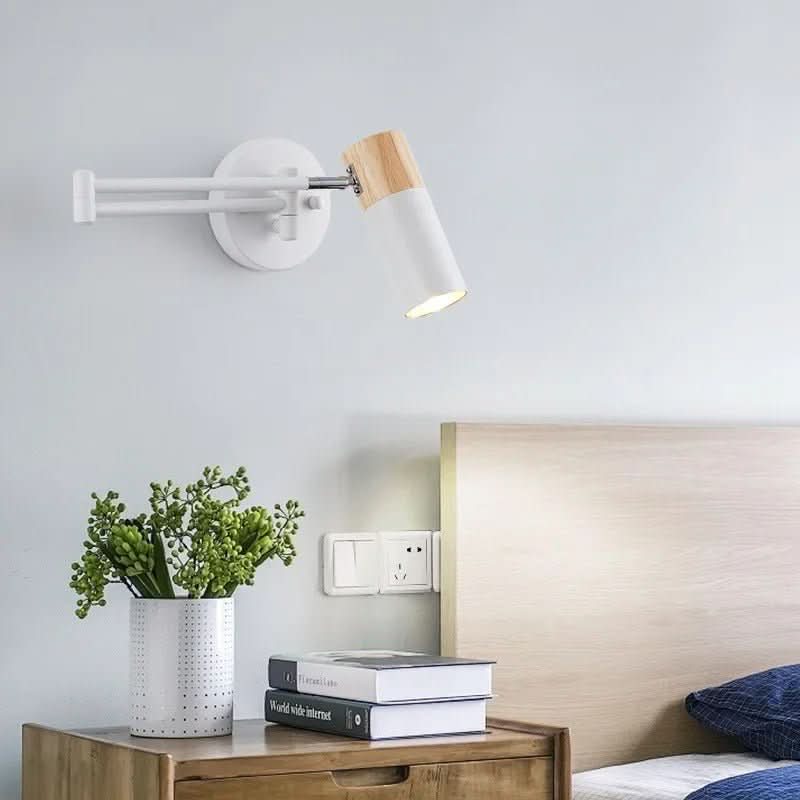 Applique Murale Chambre Adulte | Tena - Designix Applique Murale Noir et Bois