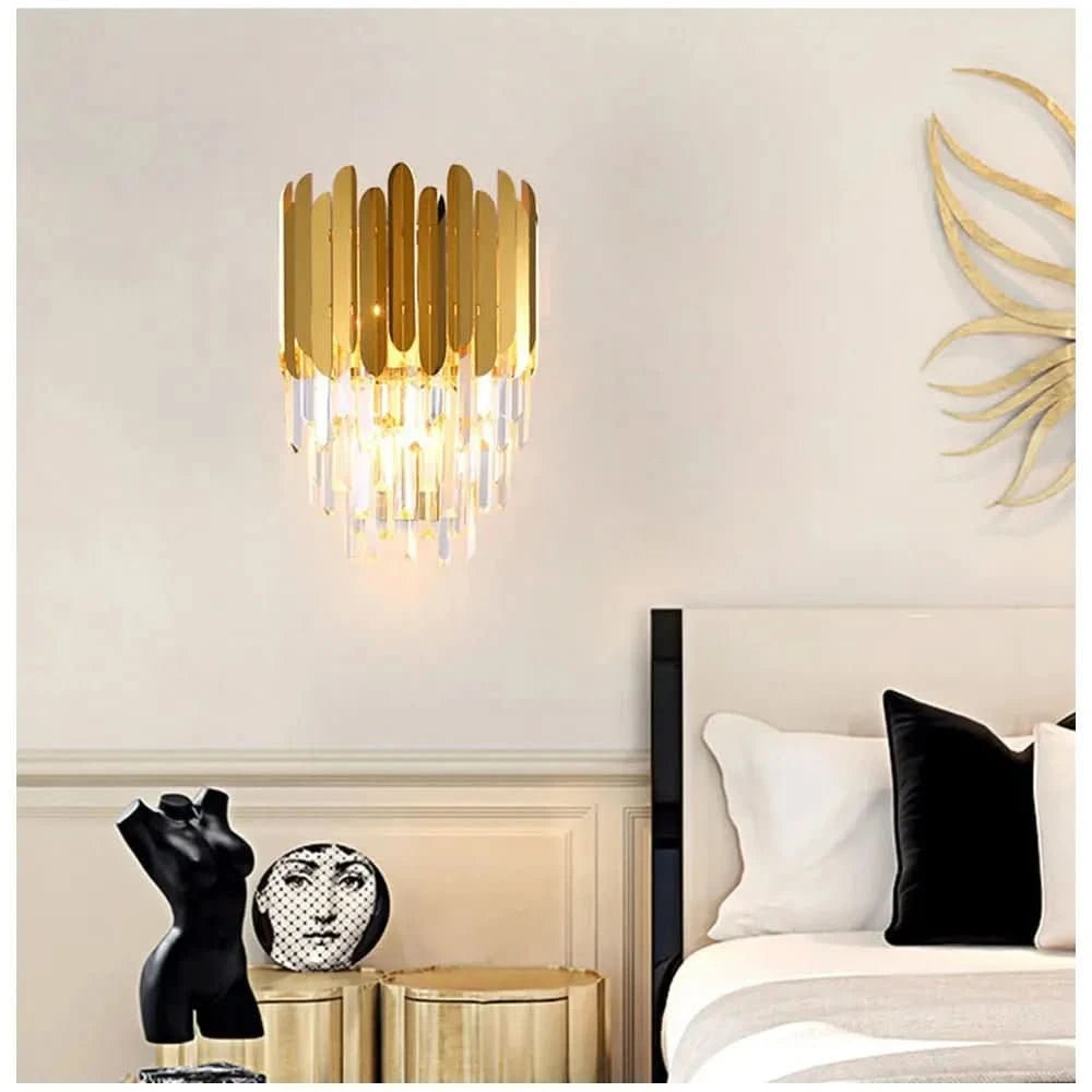 Applique Murale Cristal LED | Xan - Designix Applique Murale Blanc Chaud (2700 - 3500K)