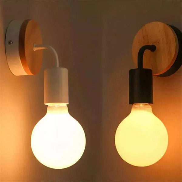 Designer wood wall lamp | Natural Light