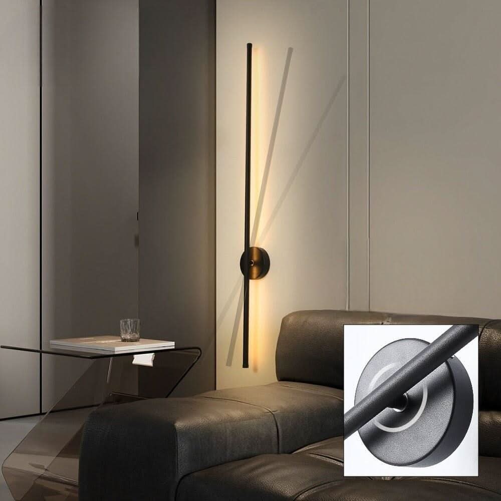 Applique Murale Leds Orientable | Orin - Designix Applique Murale noir 550cm Blanc chaud (2700 - 3500K)