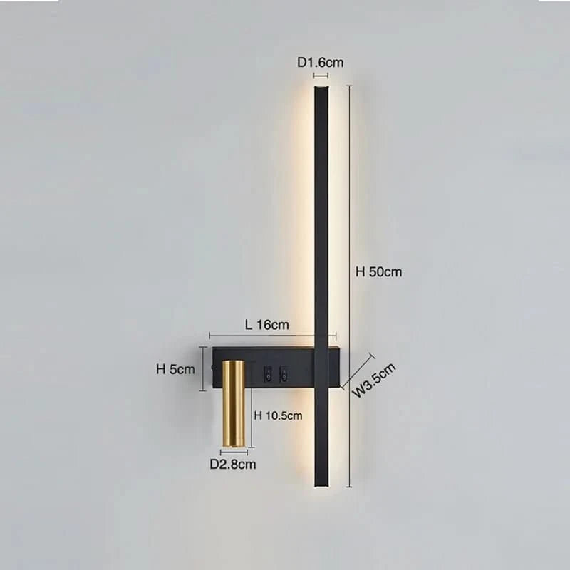Applique Murale Liseuse Luxe Hôtel | Vory - Designix Applique Murale Classic | Droite Blanc Chaud (2700 - 3500K)