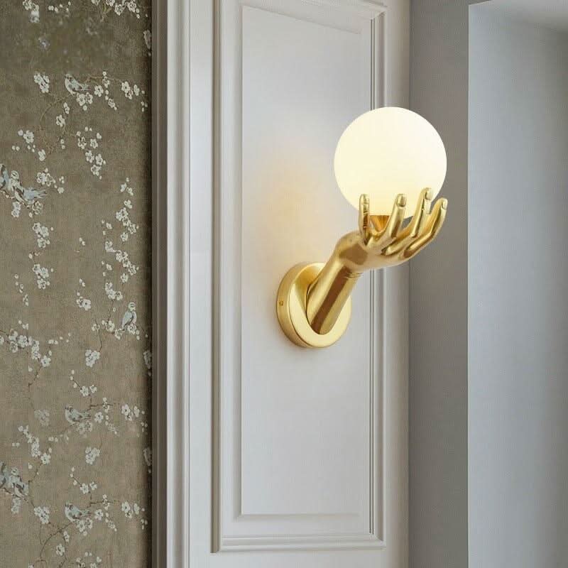 Applique Murale Main | Atmos - Designix Applique Murale Main Blanc Chaud