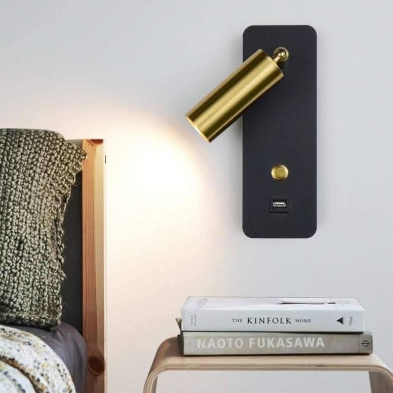 Black and Gold Wall Lamp | Jilo