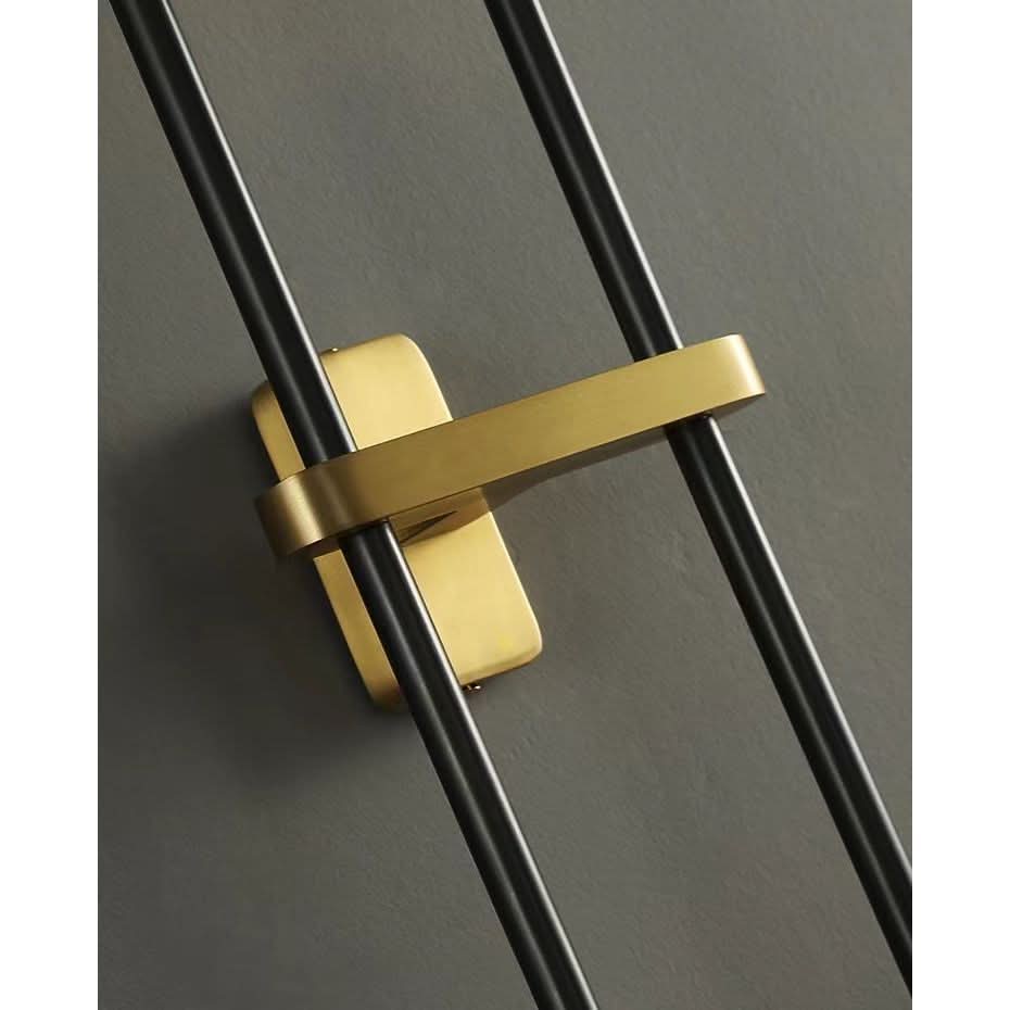 Applique Murale Noire Industrielle | Éclat Urbain Double - Designix Applique Murale Simple