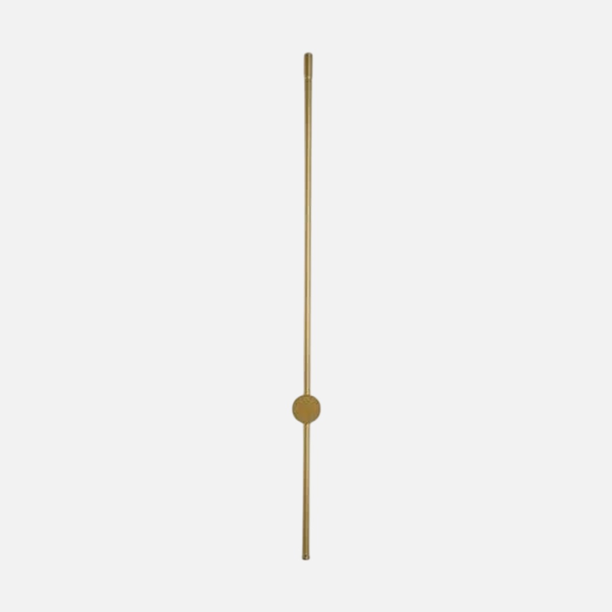 Version dorée de l'applique, barre verticale et disque central en laiton