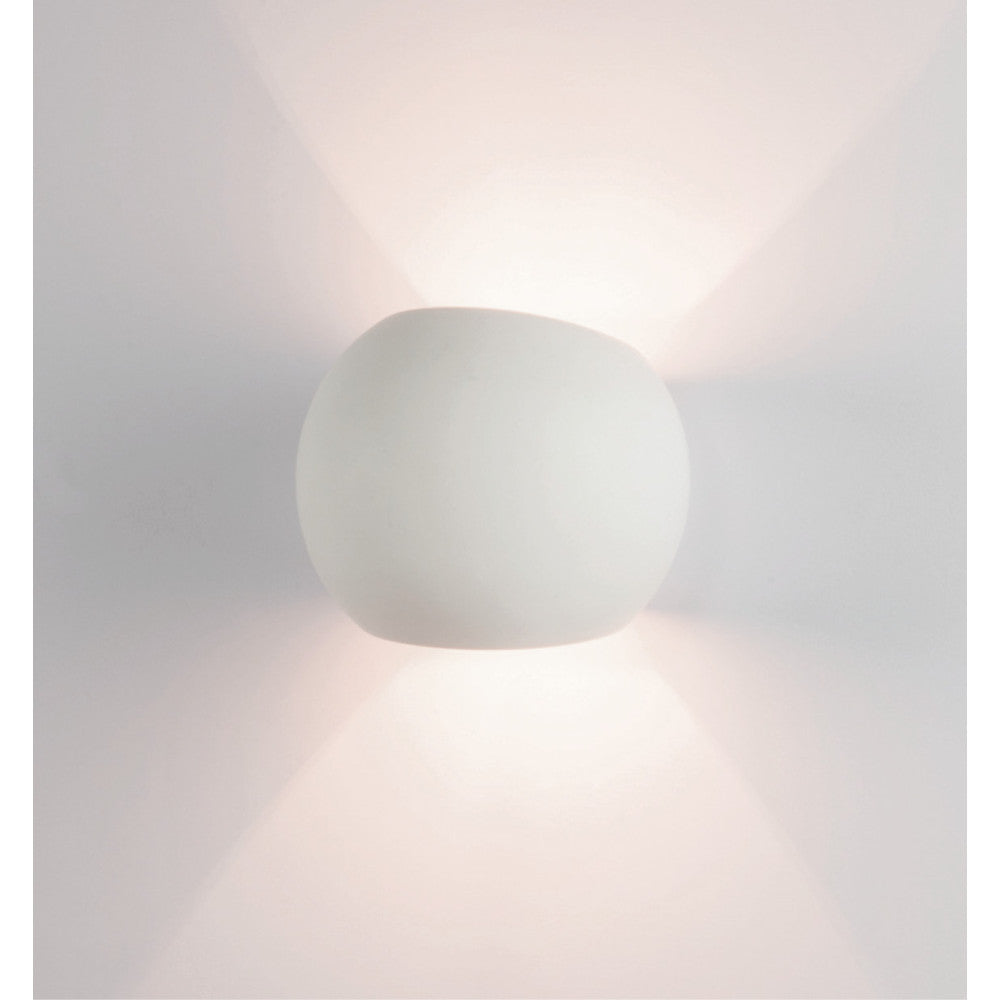 Applique Direct/Indirect ZAMBELIS G9 DESIGN Blanc Sans Source 180028