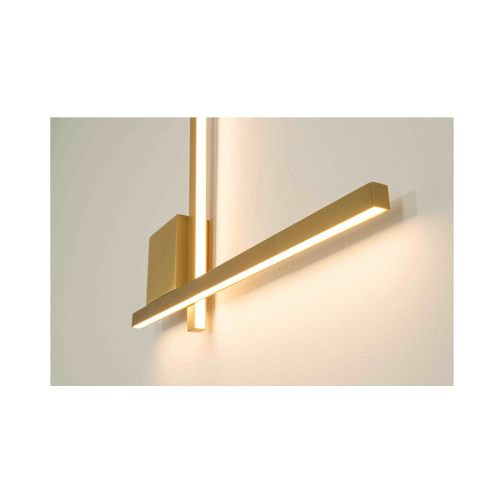 Applique ZAMBELIS 24W Dimmable DESIGN Dore Mat 23105