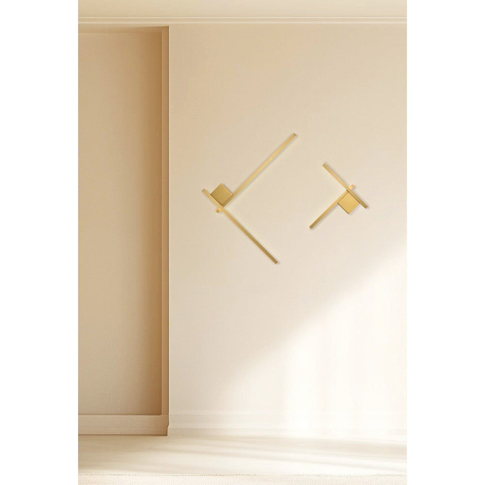 Applique ZAMBELIS 24W Dimmable DESIGN Dore Mat 23105