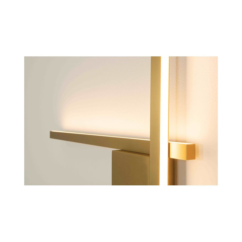 Applique ZAMBELIS 24W Dimmable DESIGN Dore Mat 23105