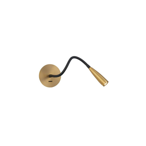 Applique ZAMBELIS D80 3W DESIGN Laiton Brosse H63