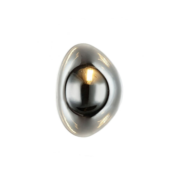 Applique ZAMBELIS E14 DESIGN Noir Sable et Chrome Sans Source 22048