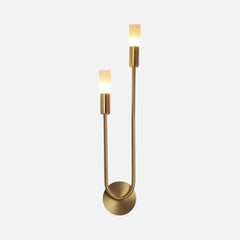 Contemporary gold wall lamp | Golden Radiance