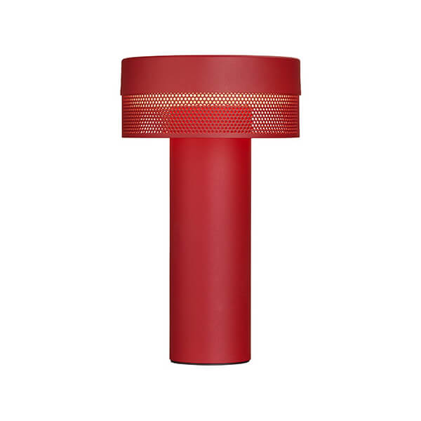 Lampe extérieure Mesh-B rouge, H 24 cm