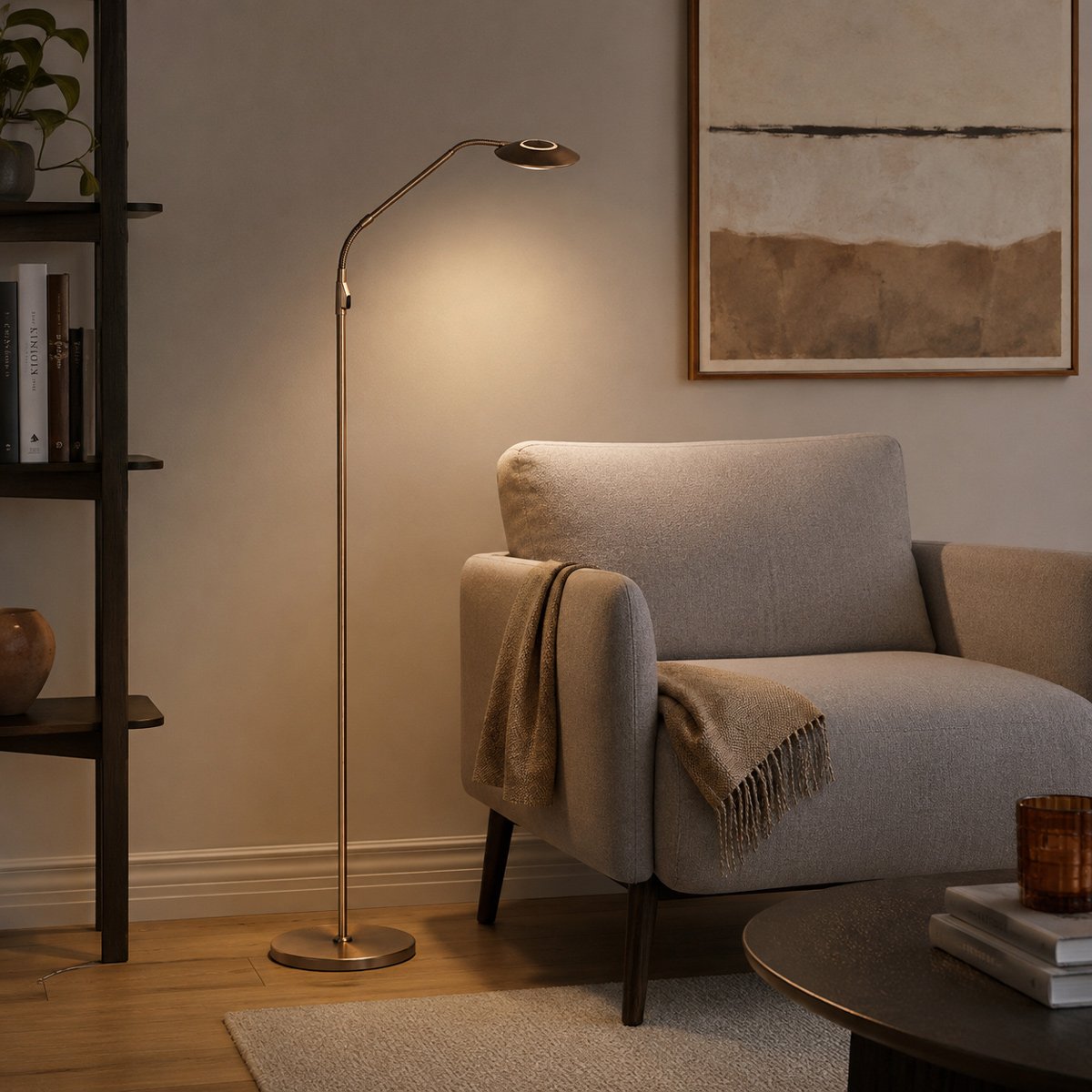 Lampadaire Zenith2 bronze