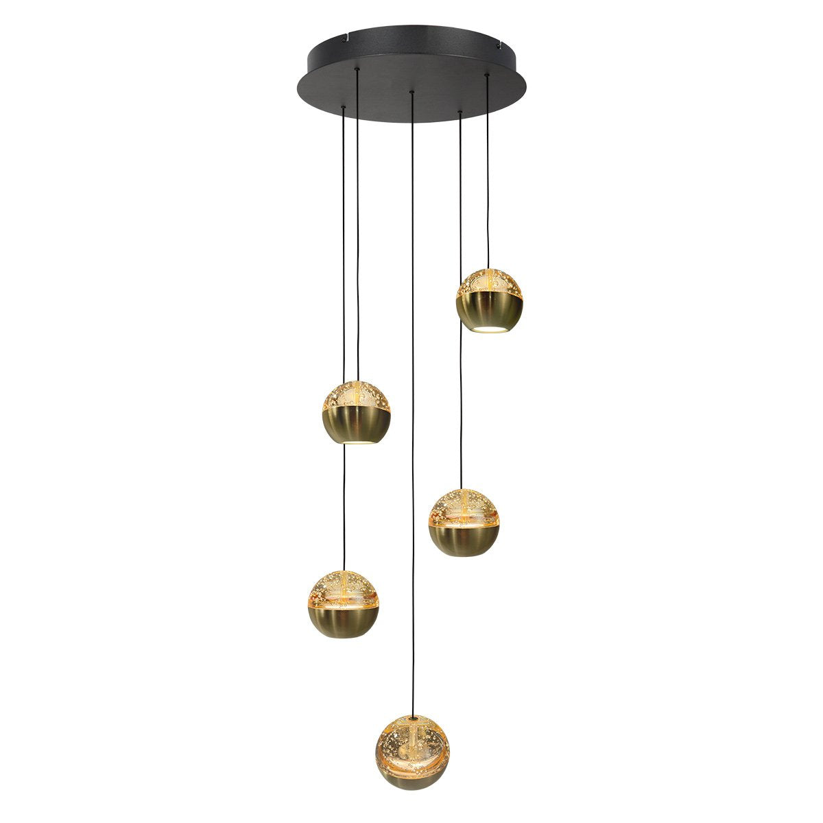 Suspension luminaire Belluno doré