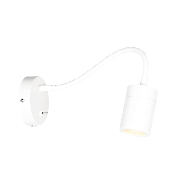 Upround white wall lamp