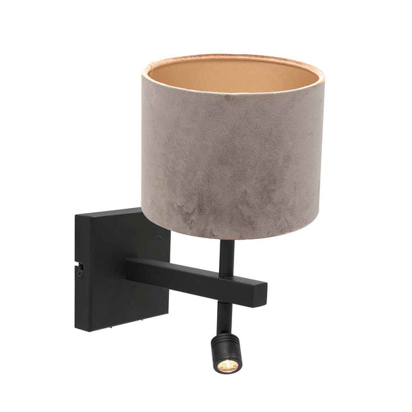 Stang black wall lamp