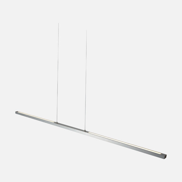 150 cm steel linear LED pendant light, dual up/down lighting with dimmer | Strip