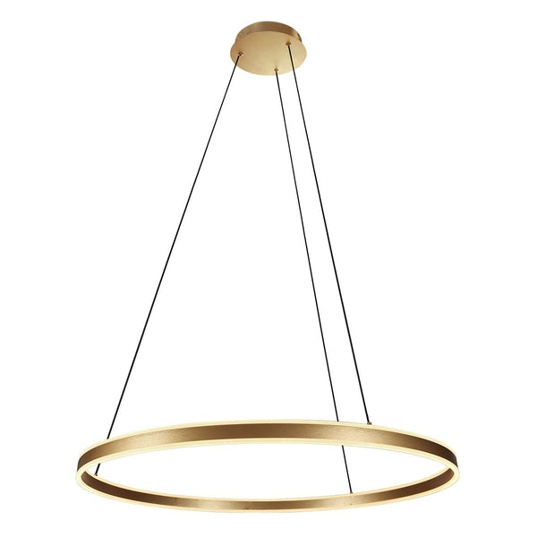 Ringlux gold pendant light